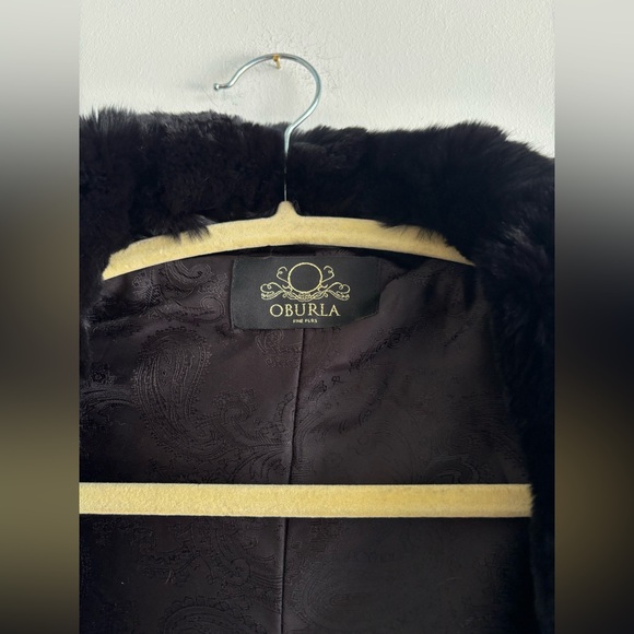 Oburla Fine Furs 100% Real Rabbit Fur Shawl Wrap — One Size - Picture 4 of 6